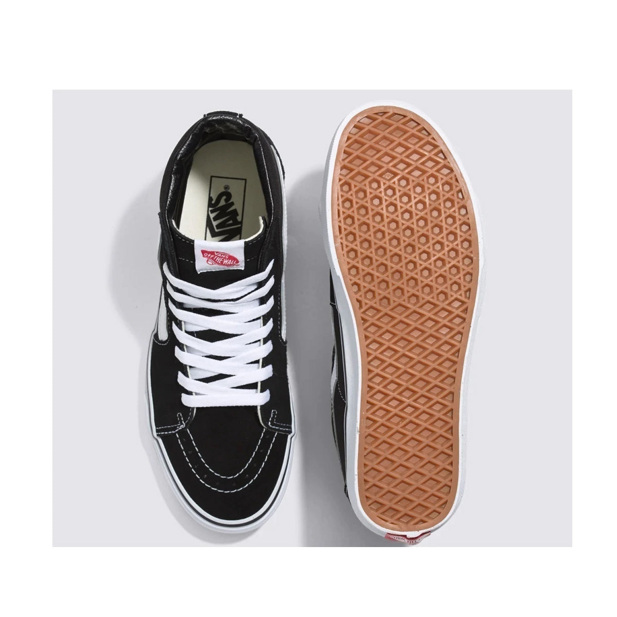 Tenis Botinha Vans Unissex Sk8 Hi Black White