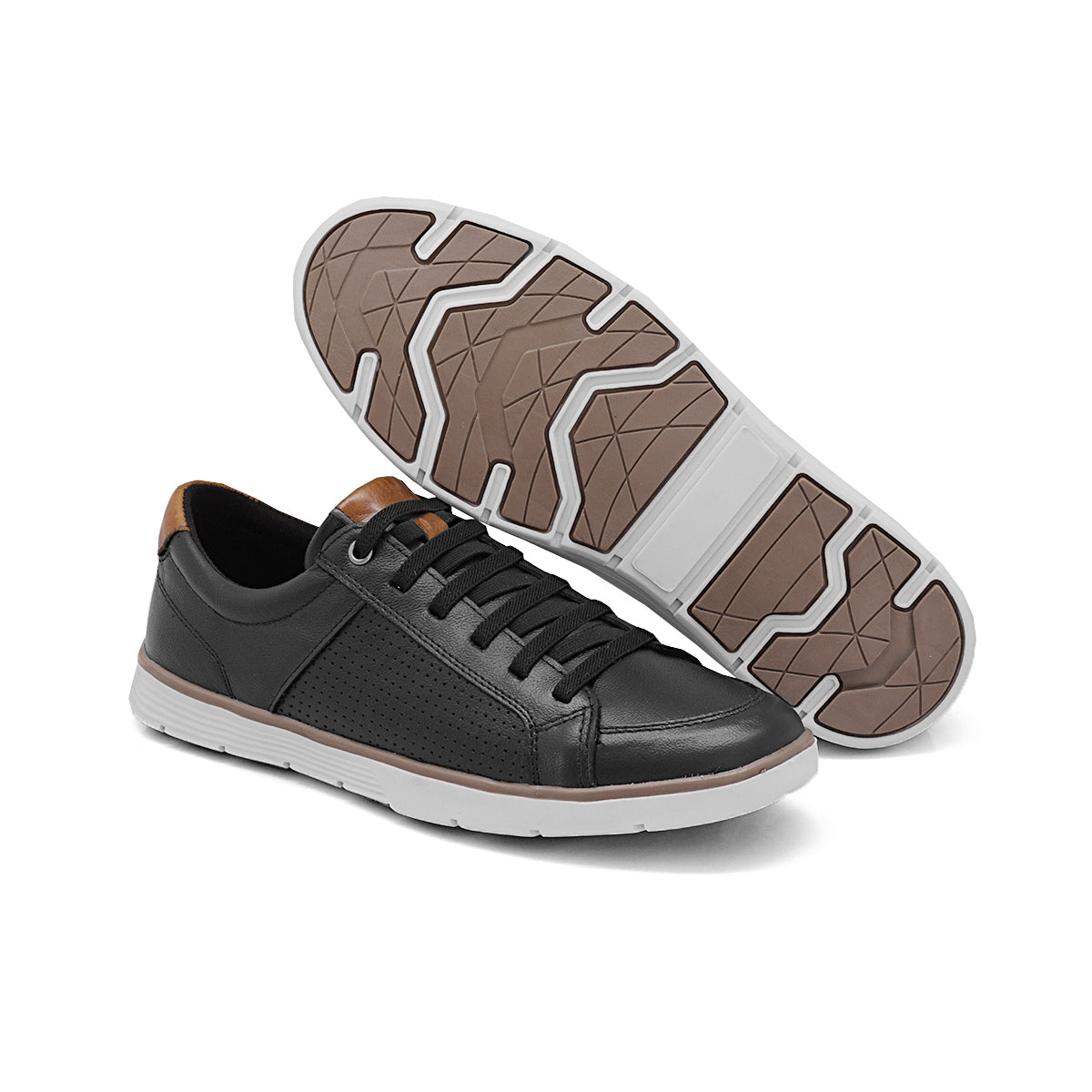 Tênis Masculino Casual Legítimo Preto Sola VK